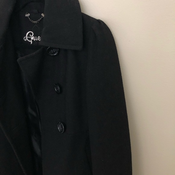 Guess black wool coat - Picture 2 of 5